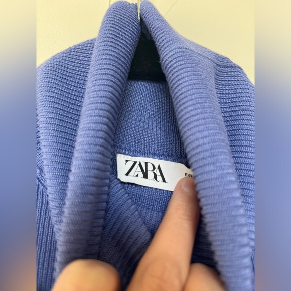 Zara Ribbed Cropped Turtle Neck - Picture 3 of 3